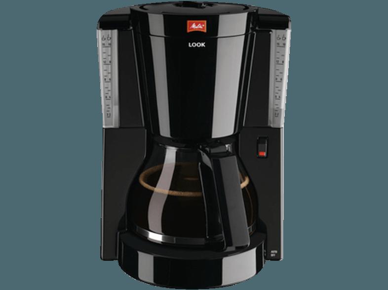 MELITTA 101-02 Look 209835 Kaffeemaschine Schwarz (Glaskanne mit Tassenskalierung)