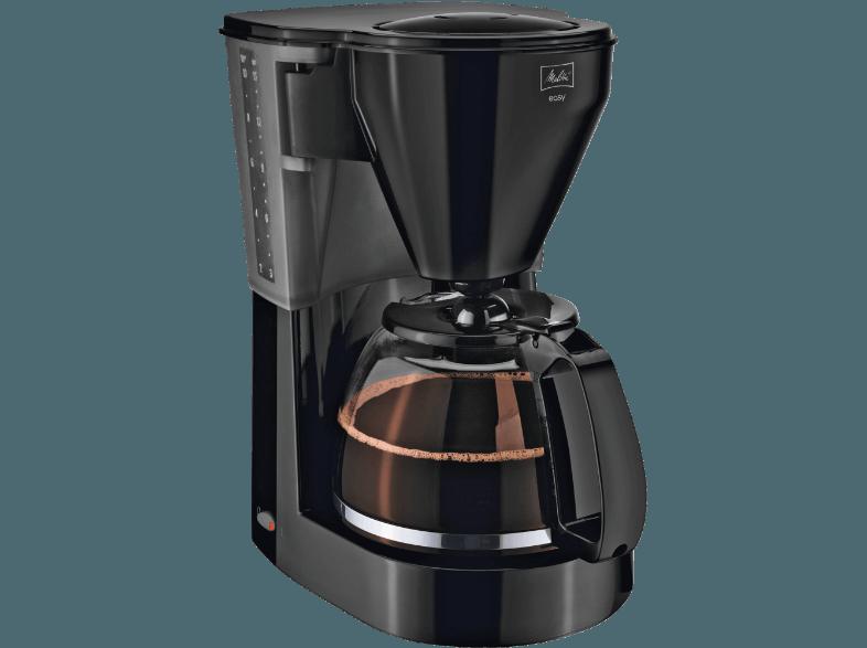 MELITTA 1010-02 Easy Filterkaffeemaschine Schwarz (Glaskanne mit Tassenskalierung am Griff)