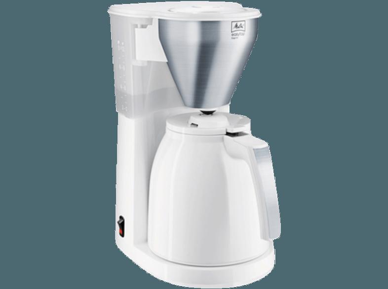 MELITTA 1010-07 Easy Top Therm 209767 Kaffeemaschine Weiß/Edelstahl (Thermkanne)