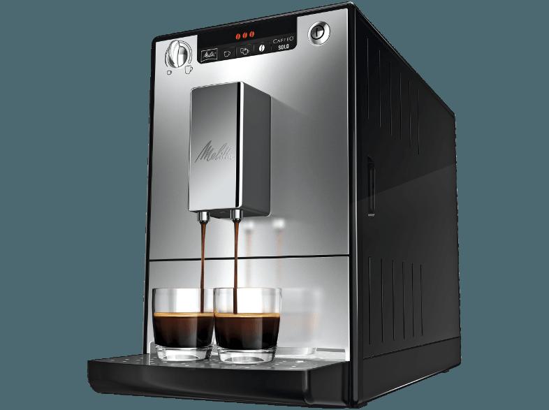 MELITTA E 950-103 Caffeo Solo Espresso-/Kaffeevollautomat (Stahl-Kegelmahlwerk, 1.2 Liter, Silber), MELITTA, E, 950-103, Caffeo, Solo, Espresso-/Kaffeevollautomat, Stahl-Kegelmahlwerk, 1.2, Liter, Silber,