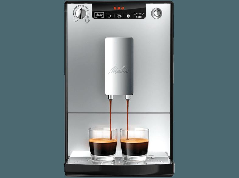 MELITTA E 950-103 Caffeo Solo Espresso-/Kaffeevollautomat (Stahl-Kegelmahlwerk, 1.2 Liter, Silber), MELITTA, E, 950-103, Caffeo, Solo, Espresso-/Kaffeevollautomat, Stahl-Kegelmahlwerk, 1.2, Liter, Silber,