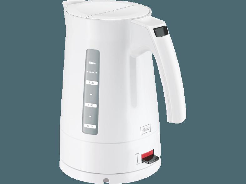 MELITTA Enjoy Aqua Wasserkocher Weiß (2400 Watt, 1.7 Liter), MELITTA, Enjoy, Aqua, Wasserkocher, Weiß, 2400, Watt, 1.7, Liter,