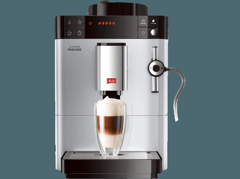 MELITTA F 53/0-101 Caffeo Passione Kaffeevollautomat (Stahl-Kegelmahlwerk, 1.2 Liter, Silber), MELITTA, F, 53/0-101, Caffeo, Passione, Kaffeevollautomat, Stahl-Kegelmahlwerk, 1.2, Liter, Silber,