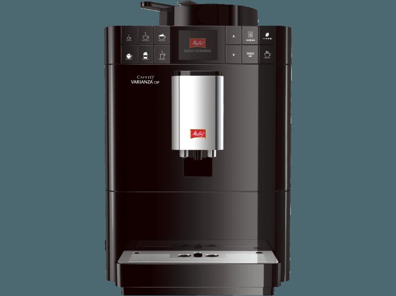 MELITTA F 57/0-102 Caffeo Varianza Kaffeevollautomat (Stahl-Kegelmahlwerk, 1.2 Liter, Schwarz)