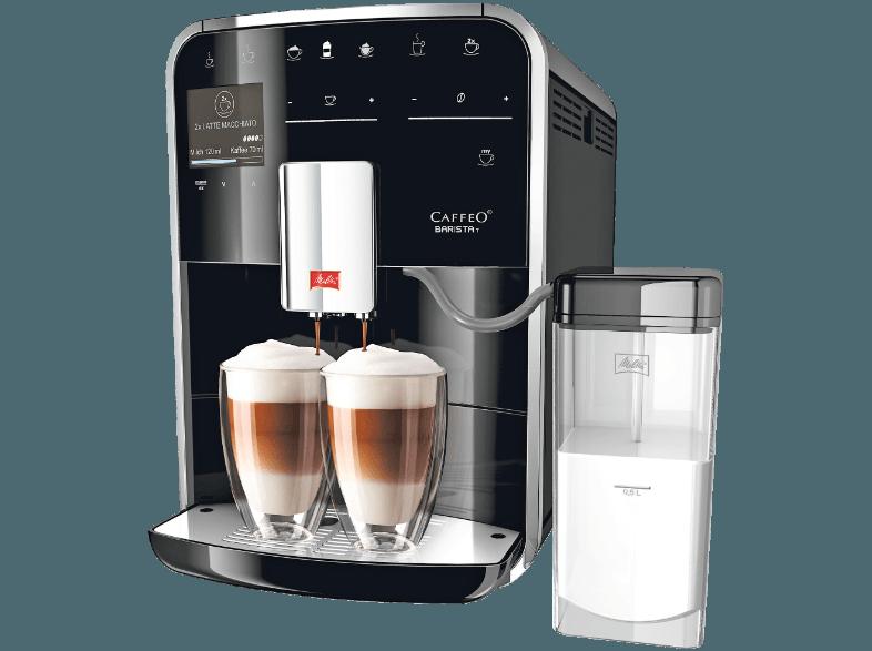 MELITTA F 730-102 Caffeo Barista T Espressomaschine (Stahl-Kegelmahlwerk, 1.8 Liter, Schwarz), MELITTA, F, 730-102, Caffeo, Barista, T, Espressomaschine, Stahl-Kegelmahlwerk, 1.8, Liter, Schwarz,