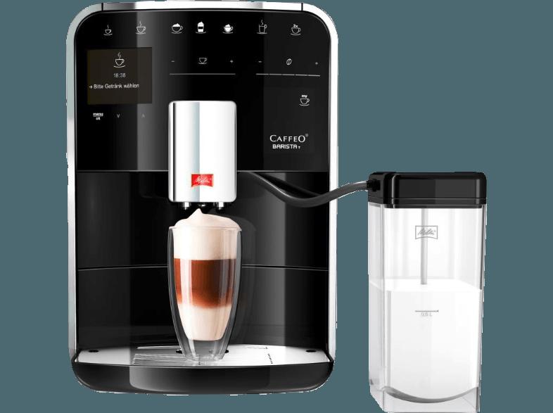 MELITTA F 730-102 Caffeo Barista T Espressomaschine (Stahl-Kegelmahlwerk, 1.8 Liter, Schwarz), MELITTA, F, 730-102, Caffeo, Barista, T, Espressomaschine, Stahl-Kegelmahlwerk, 1.8, Liter, Schwarz,