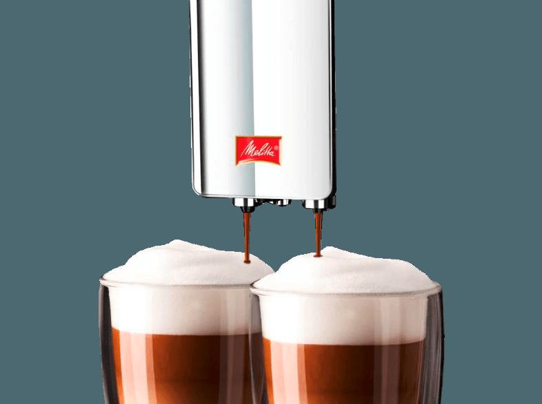 MELITTA F 730-102 Caffeo Barista T Espressomaschine (Stahl-Kegelmahlwerk, 1.8 Liter, Schwarz)