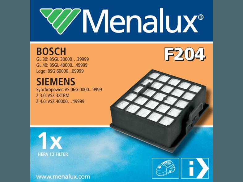 MENALUX F 204 Zubehör für Bodenreinigung