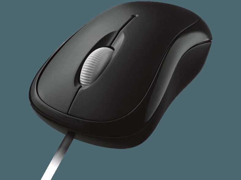 MICROSOFT P58-00057 Basic Optical Mouse Black PC-Maus