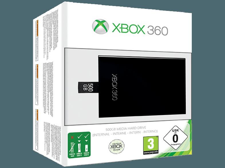MICROSOFT Xbox 360 500 GB Festplatte, MICROSOFT, Xbox, 360, 500, GB, Festplatte
