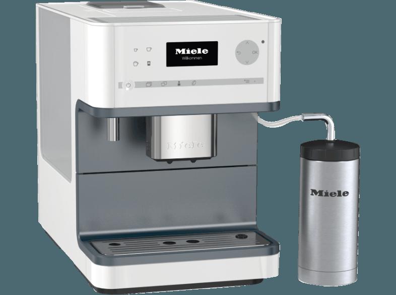 MIELE CM 6310 Kaffeevollautomat (Kegelmahlwerk, 1.8 Liter, Lotosweiß)