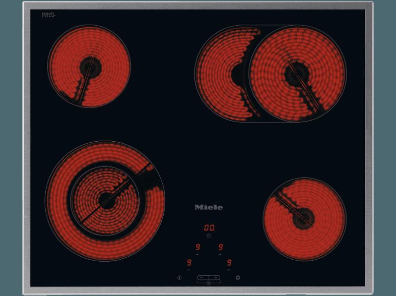 MIELE KM 5613 Elektro-Kochfeld (614 mm breit, 4 Kochfelder)