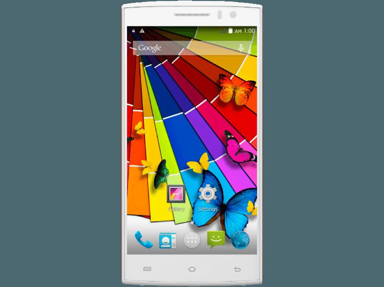 MOBISTEL Cynus T8 16 GB Weiß Dual SIM