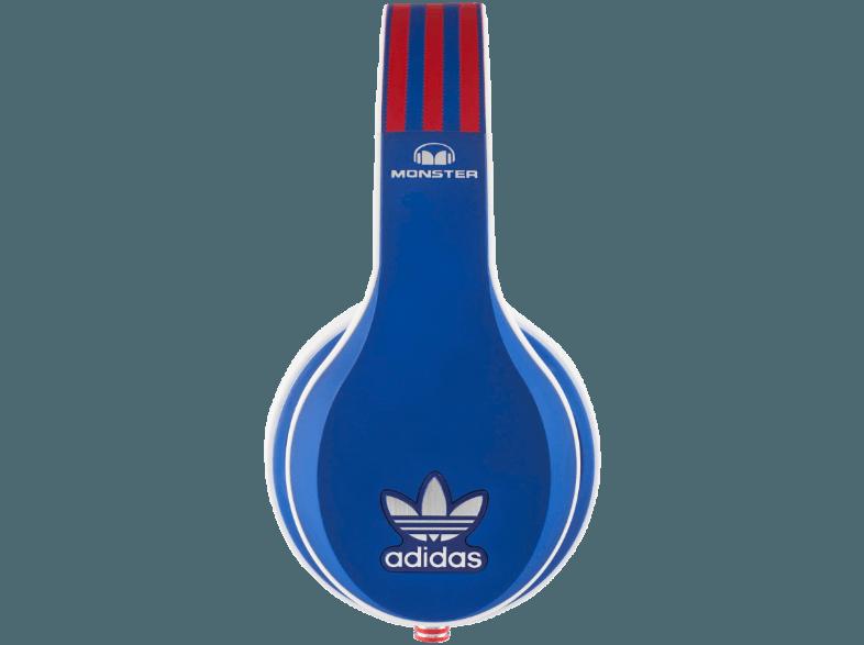 MONSTER adidas Kopfhörer Blau/Rot, MONSTER, adidas, Kopfhörer, Blau/Rot