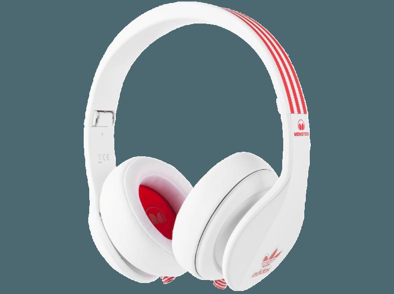 MONSTER Adidas Kopfhörer Weiß/Rot