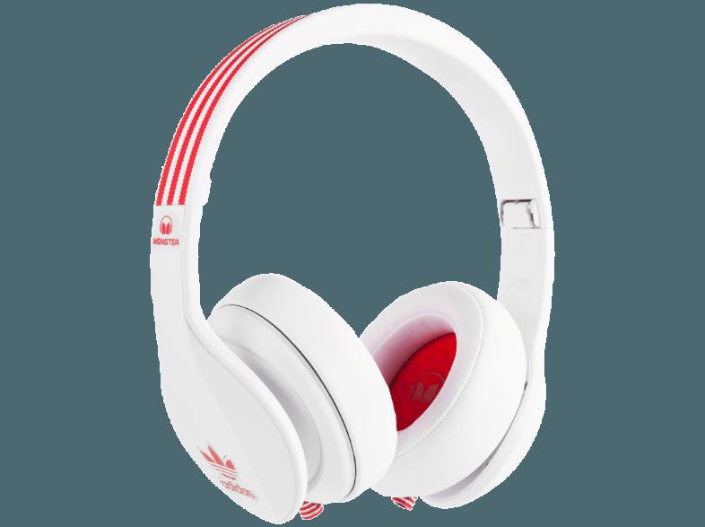 MONSTER Adidas Kopfhörer Weiß/Rot