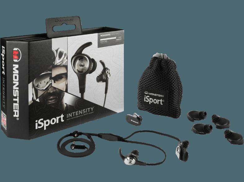 MONSTER iSport Intensity Kopfhörer Schwarz, MONSTER, iSport, Intensity, Kopfhörer, Schwarz