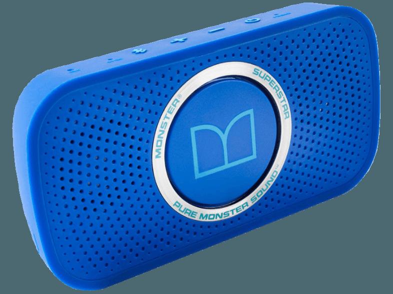 MONSTER Superstar Bluetooth Lautsprecher Neonblau, MONSTER, Superstar, Bluetooth, Lautsprecher, Neonblau