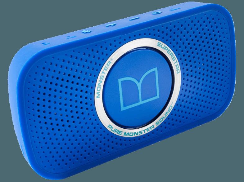 MONSTER Superstar Bluetooth Lautsprecher Neonblau