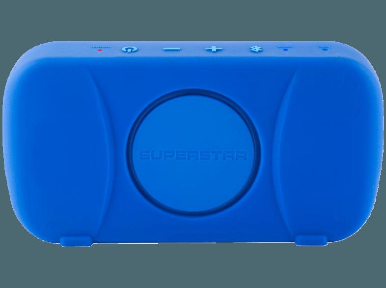 MONSTER Superstar Bluetooth Lautsprecher Neonblau