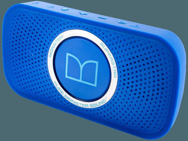 MONSTER Superstar Bluetooth Lautsprecher Neonblau, MONSTER, Superstar, Bluetooth, Lautsprecher, Neonblau