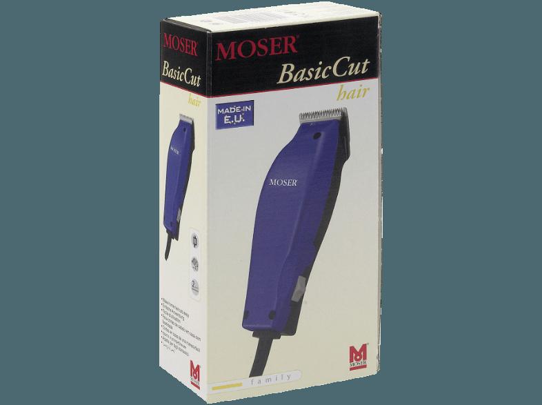 MOSER 1390-0050 Basiccut Netzhaarschneider Blau (Netzbetrieb)