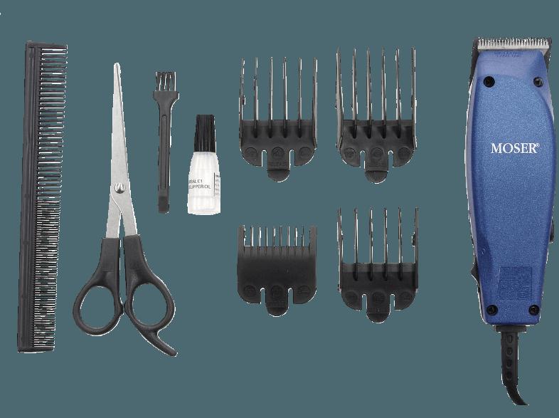 MOSER 1390-0050 Basiccut Netzhaarschneider Blau (Netzbetrieb), MOSER, 1390-0050, Basiccut, Netzhaarschneider, Blau, Netzbetrieb,