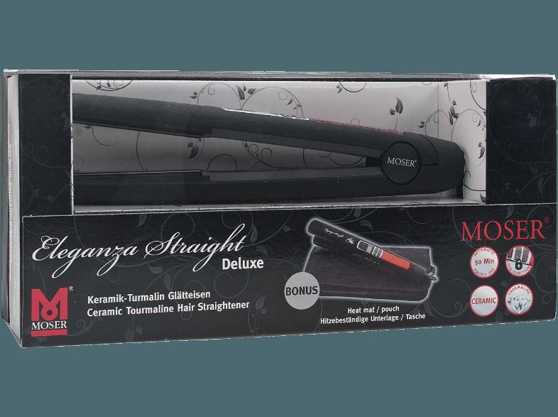 MOSER 3305-0051 Eleganza Straight Haarglätter (Turmalin-Keramik, Temperaturstufen:Temperaturstufen)