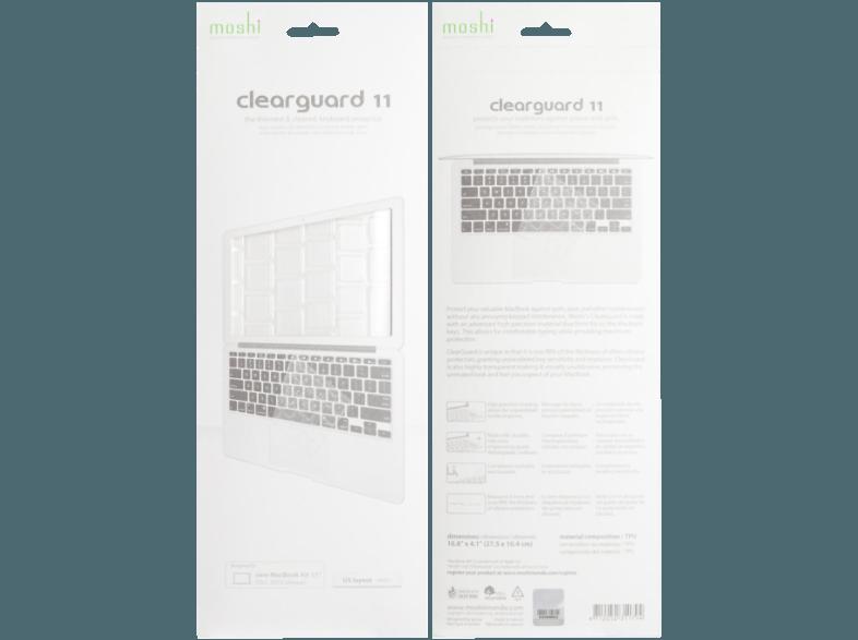 MOSHI ClearGuard Tastaturschutz für MacBook Air