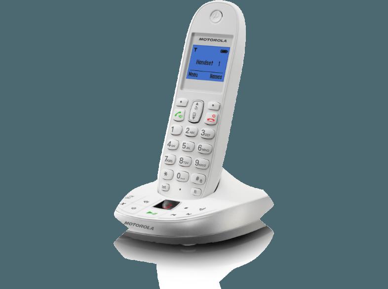 MOTOROLA C 2011 Schnurloses DECT Telefon mit Anrufbeantworter