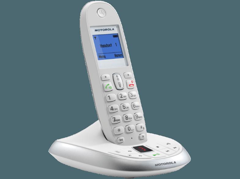 MOTOROLA C 2011 Schnurloses DECT Telefon mit Anrufbeantworter