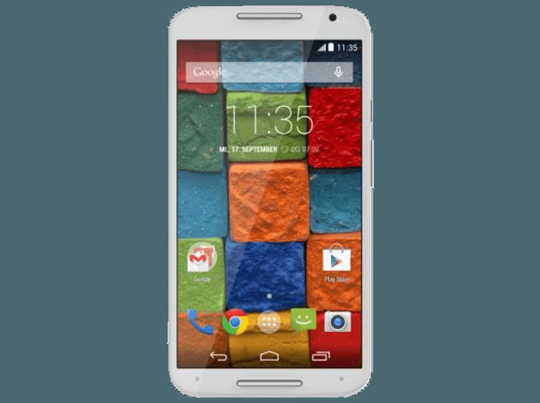 MOTOROLA Moto X 16 GB Weiß/Bambus, MOTOROLA, Moto, X, 16, GB, Weiß/Bambus