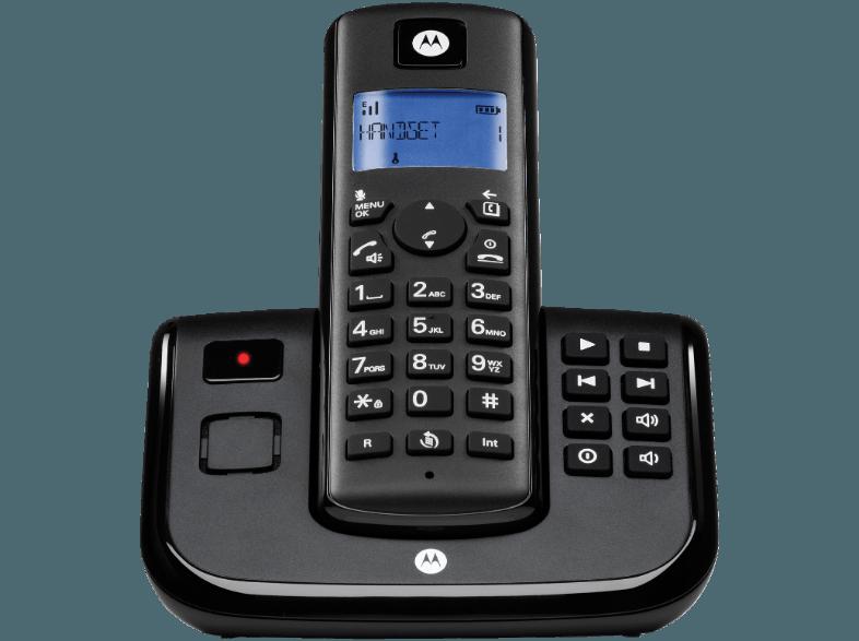 MOTOROLA T 211 Schnurloses DECT Telefon mit Anrufbeantworter