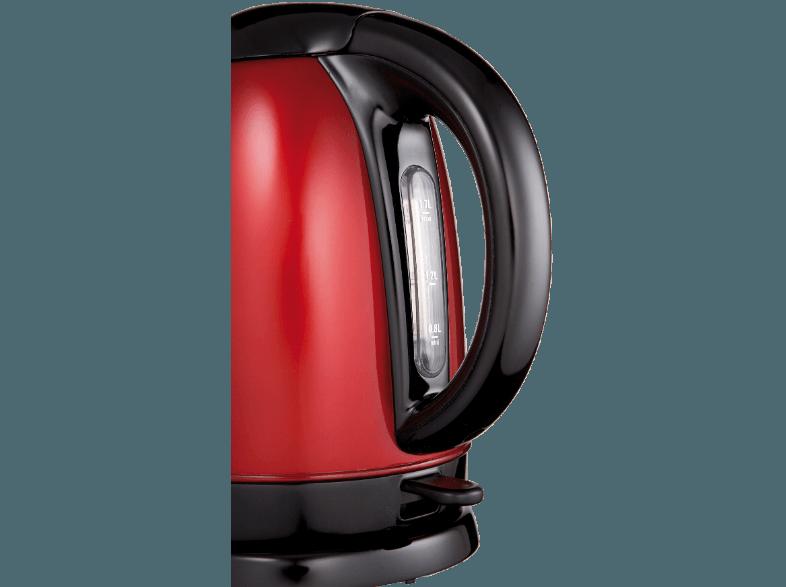 MOULINEX BY 5305 Wasserkocher Metallicrot/Schwarz (2400 Watt, 1.7 Liter), MOULINEX, BY, 5305, Wasserkocher, Metallicrot/Schwarz, 2400, Watt, 1.7, Liter,