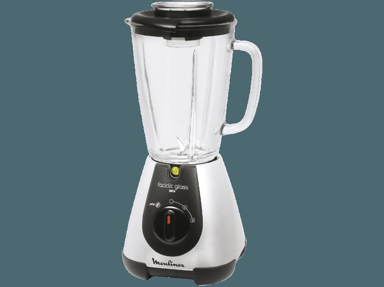 MOULINEX LM310E Standmixer Silber/Schwarz (500 Watt, 1,75 l)