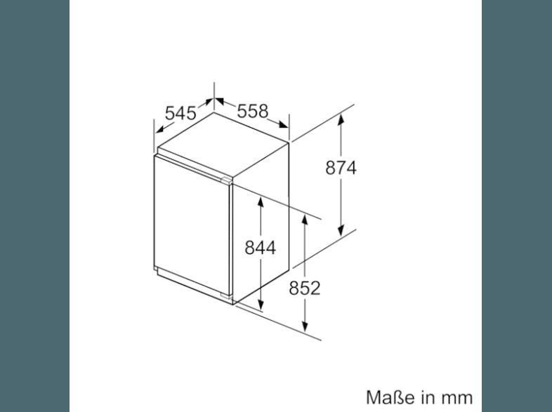 NEFF KI1213F30 Kühlschrank (97 kWh/Jahr, A  , 874 mm hoch, Weiß), NEFF, KI1213F30, Kühlschrank, 97, kWh/Jahr, A, , 874, mm, hoch, Weiß,