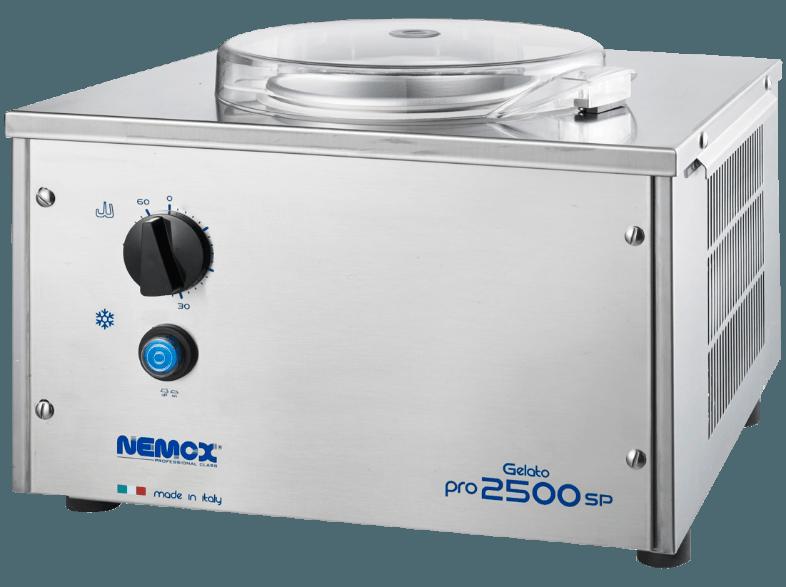 NEMOX 0036770250 Gelato Pro 2500 SP Eismaschine (300 Watt, Edelstahl poliert)