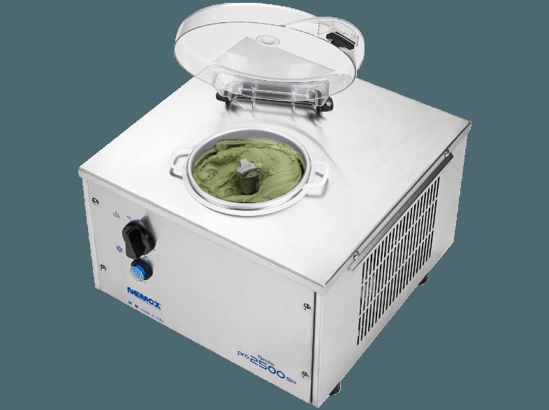 NEMOX 0036770250 Gelato Pro 2500 SP Eismaschine (300 Watt, Edelstahl poliert)