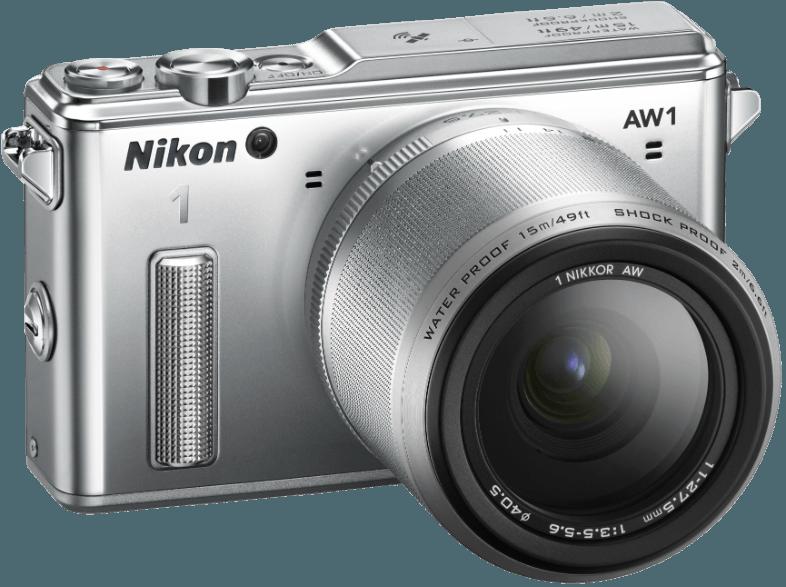 NIKON 1 AW1    Objektiv 11-27.5 mm f/3.5-5.6 (14.2 Megapixel, CMOS)