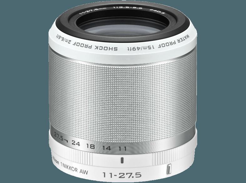 NIKON 1 AW1    Objektiv 11-27.5 mm f/3.5-5.6 (14.2 Megapixel, CMOS)