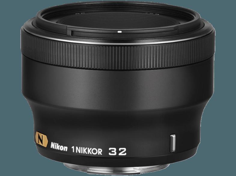 NIKON 1 NIKKOR 32mm 1:1,2 Porträtobjektiv für Nikon 1 (-32 mm, f/1.2), NIKON, 1, NIKKOR, 32mm, 1:1,2, Porträtobjektiv, Nikon, 1, -32, mm, f/1.2,