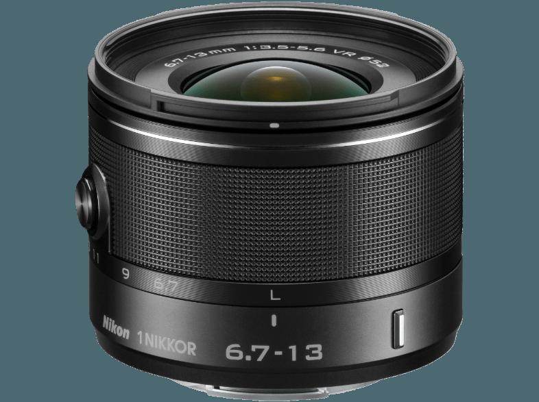 NIKON 1 NIKKOR VR 6,7-13mm Weitwinkel für Nikon 1 (6.7 mm-13 mm, f/3.5-5.6)