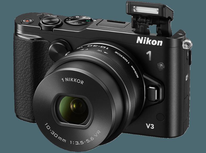 NIKON 1 V3    Objektiv 10-30 mm f/3.5-5.6 (18.4 Megapixel, CMOS)