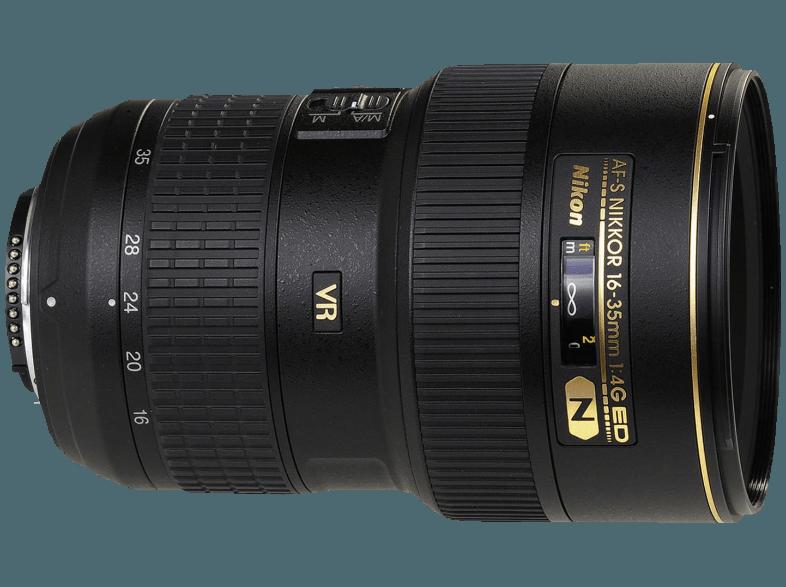 NIKON AF-S 16-35mm 1:4G ED VR Weitwinkel für Nikon F (16 mm- 35 mm, f/4), NIKON, AF-S, 16-35mm, 1:4G, ED, VR, Weitwinkel, Nikon, F, 16, mm-, 35, mm, f/4,