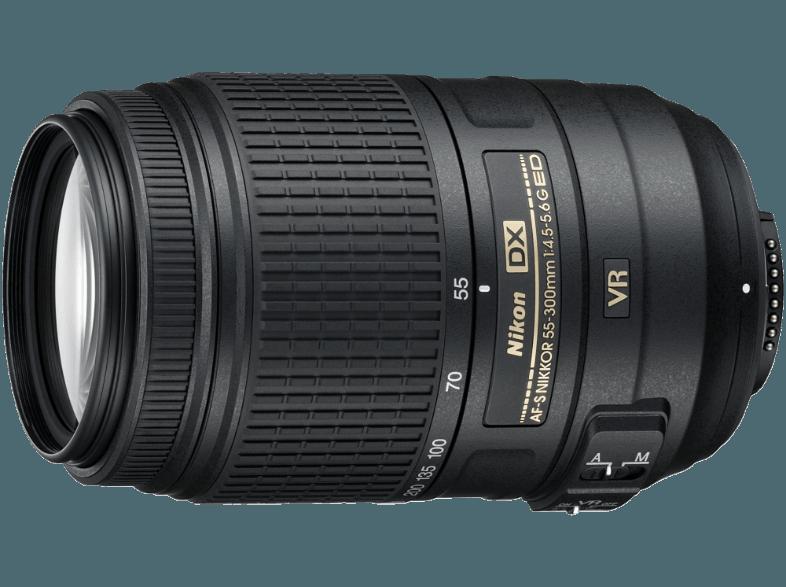 NIKON AF-S 55-300mm VR Telezoom für Nikon AF (55 mm- 300 mm, f/4.5-5.6)