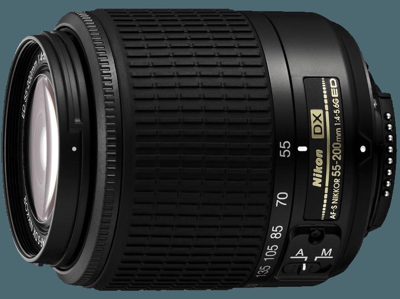 NIKON AF-S DX NIKKOR 55-200 mm 1:4-5,6G ED Telezoom für Nikon (55 mm- 200 mm, f/4-5.6), NIKON, AF-S, DX, NIKKOR, 55-200, mm, 1:4-5,6G, ED, Telezoom, Nikon, 55, mm-, 200, mm, f/4-5.6,