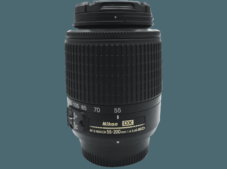 NIKON AF-S DX NIKKOR 55-200 mm 1:4-5,6G ED Telezoom für Nikon (55 mm- 200 mm, f/4-5.6)