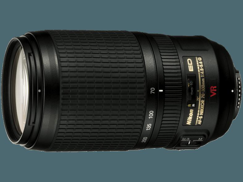 NIKON AF-S NIKKOR 70-300mm 1:4,5-5,6G ED VR Telezoom für Nikon AF (70 mm- 300 mm, f/4.5-5.6)