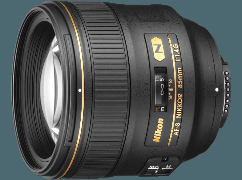 NIKON AF-S NIKKOR 85mm 1:1,4G Porträtobjektiv für Nikon AF ( 85 mm, f/1.4), NIKON, AF-S, NIKKOR, 85mm, 1:1,4G, Porträtobjektiv, Nikon, AF, , 85, mm, f/1.4,