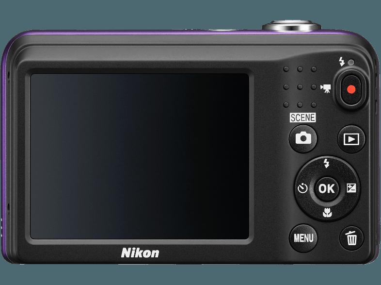 NIKON COOLPIX L31  Violett ornament (16.1 Megapixel, 5x opt. Zoom, 6.7 cm TFT-LCD)